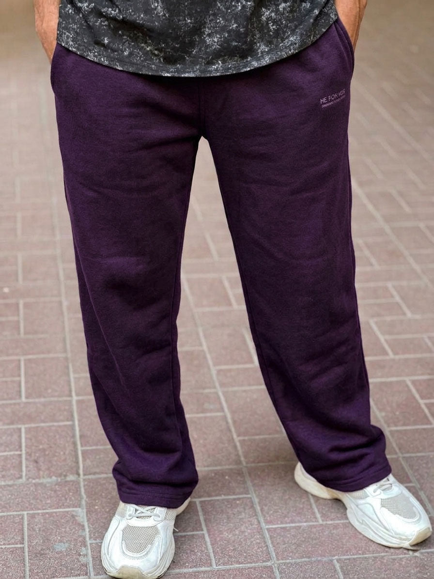 Wide Leg Sweatpants(بنطلون وايد ليج  قطن)