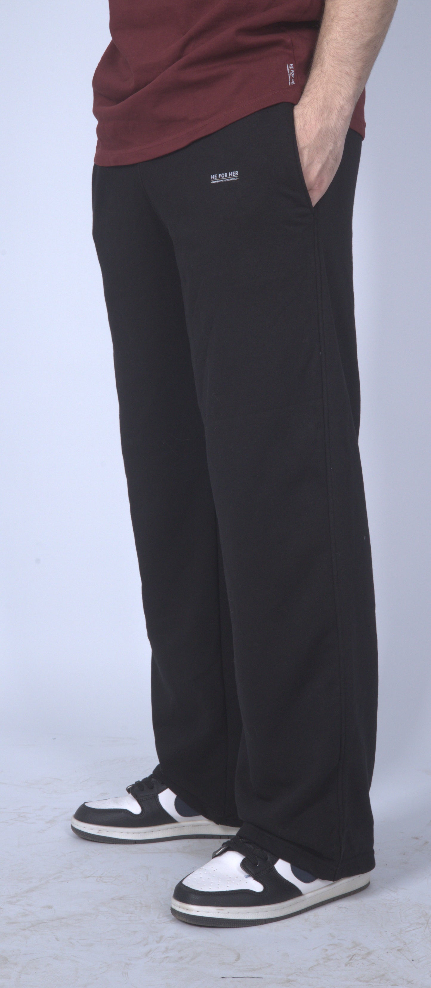 Wide Leg Sweatpants(بنطلون وايد ليج  قطن)