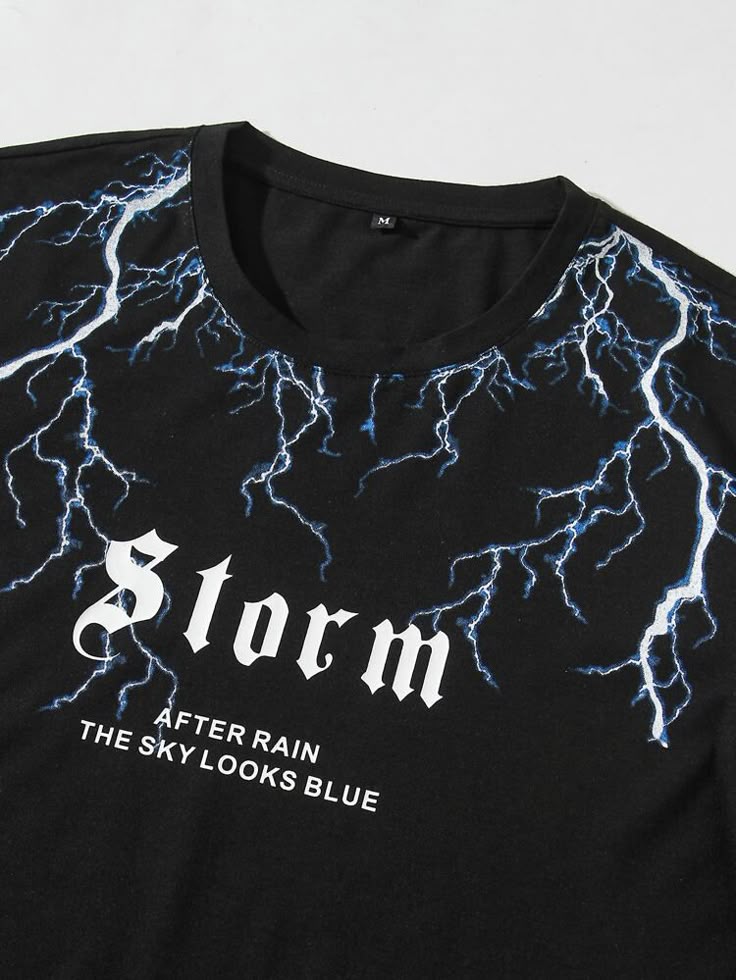 Black Lightning Storm T-Shirt