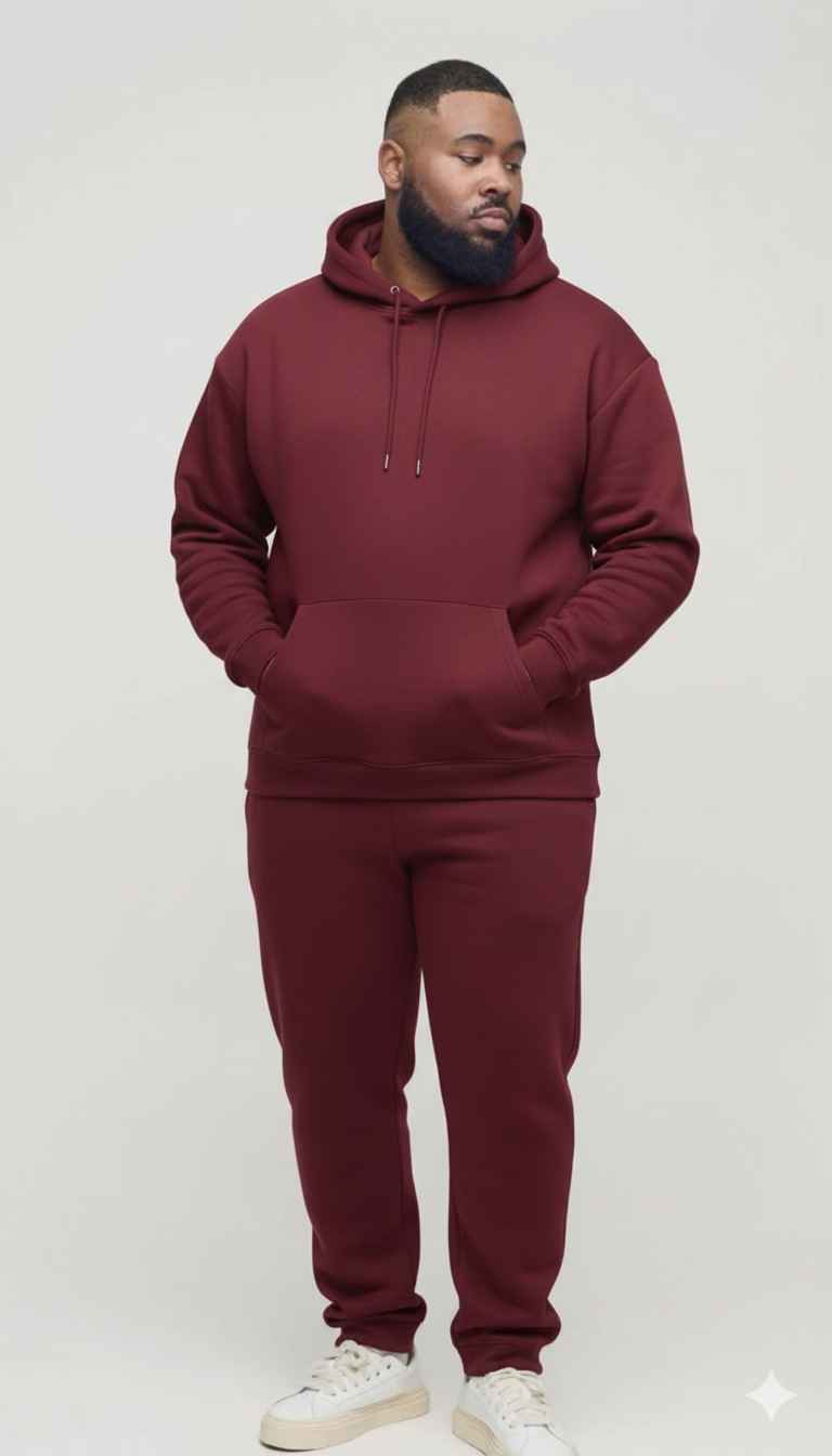 Burgundy Force Hoodie