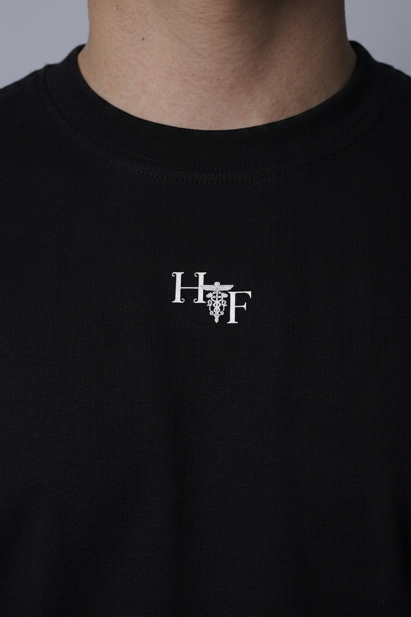 Lost Retro Oversized Tee – Neon Black