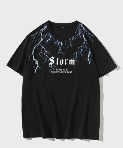 Black Lightning Storm T-Shirt