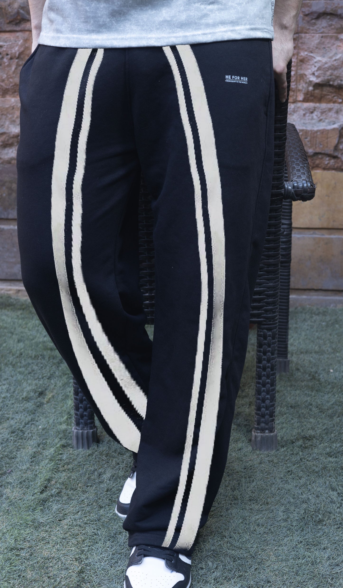 بنطلون وايد ليج  قطن | Wide Leg Cotton Pants