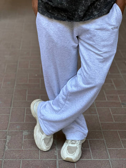 Wide Leg Sweatpants(بنطلون وايد ليج  قطن)